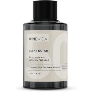 imageVINEVIDA 4oz Mahogany Teakwood Fragrance Oil for Candle Making  Candle Fragrance Oil Made in USA  Scents for Soap Making  Natural Candle Fragrance Oil  Soap Scents