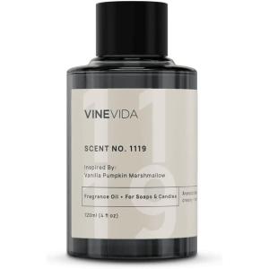 imageVINEVIDA 4oz Vanilla Pumpkin Marshmallow Fragrance Oil for Soap Making Scents for Candle Making Perfume Oils Soy Candles Home Scents Oil Diffusers Bath Scent Bomb Oils Linen Spray Lotions