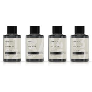 imageVINEVIDA Winter Collection Pack of 4  Diffuser Fragrance Oil Set  Cold Air Diffuser Oil  Waterless Diffuser Oil RefillCLEAN