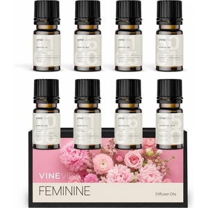 image:imageVINEVIDA Summer Diffuser Oil Collection Set of 8  Scented Oil  Aromatherapy Diffuser Oils  Made in USAFEMININE