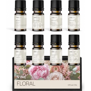 image:imageVINEVIDA Summer Diffuser Oil Collection Set of 8  Scented Oil  Aromatherapy Diffuser Oils  Made in USAFLORAL